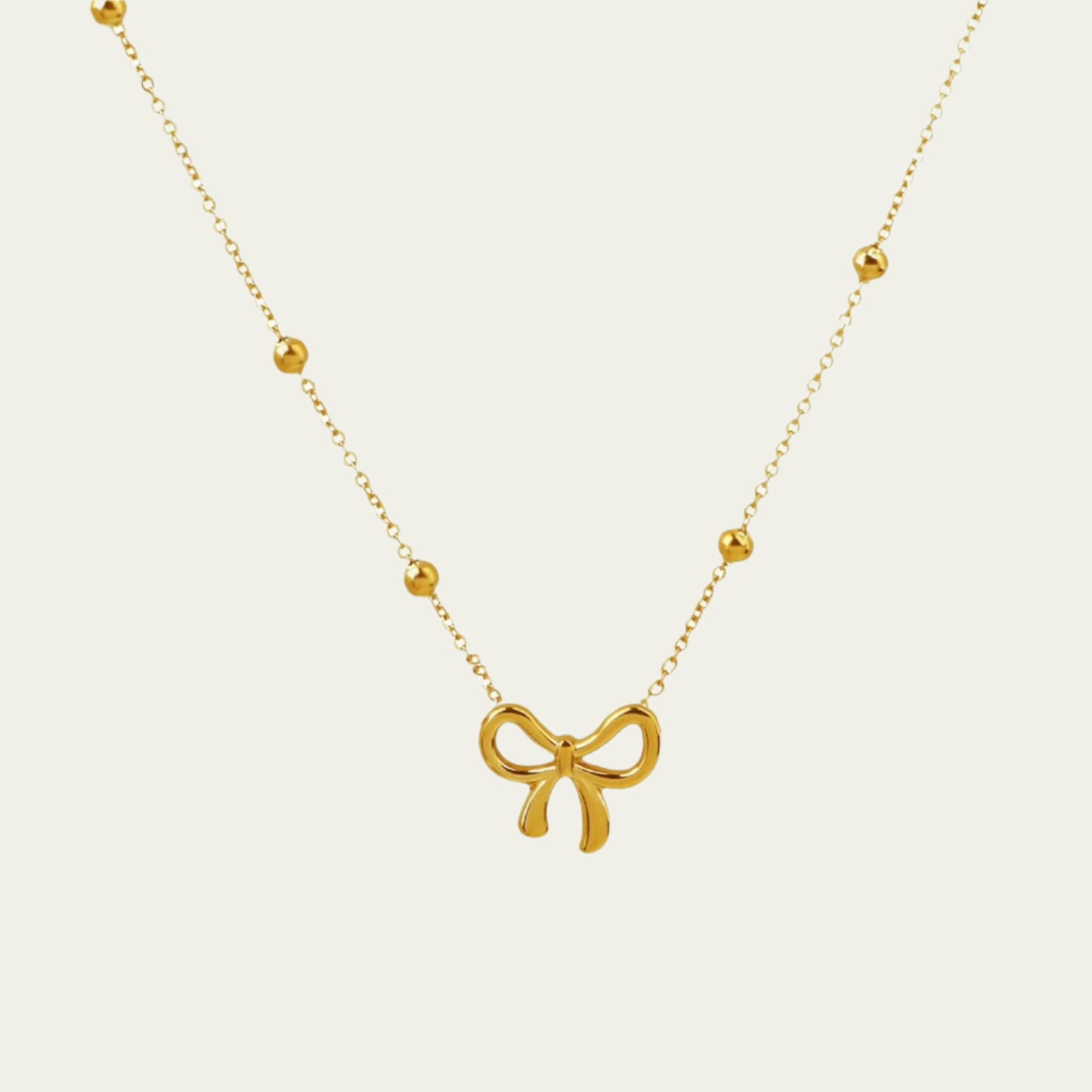 Bow Necklace